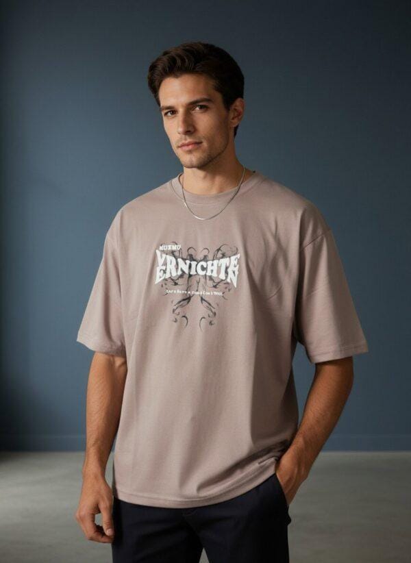 Zorroes Premium Drop Shoulder T-Shirt – 3D Printed Oversized Tee
