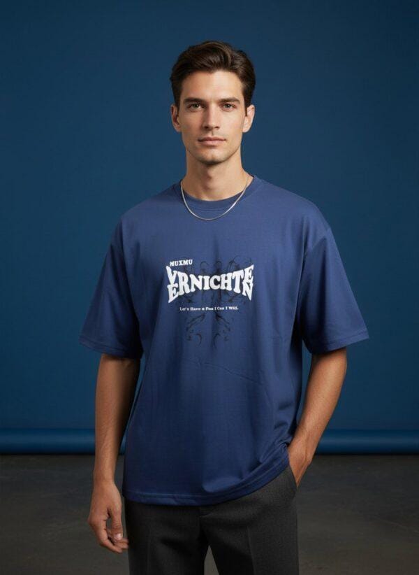 Zorroes Premium Drop Shoulder T-Shirt – 3D Printed Oversized Tee