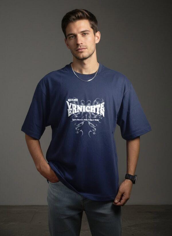 Zorroes Premium Drop Shoulder T-Shirt – 3D Printed Oversized Tee