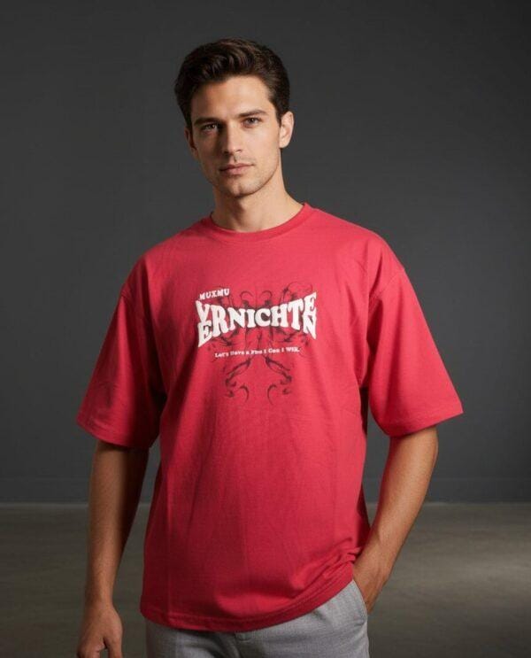 Zorroes Premium Drop Shoulder T-Shirt – 3D Printed Oversized Tee